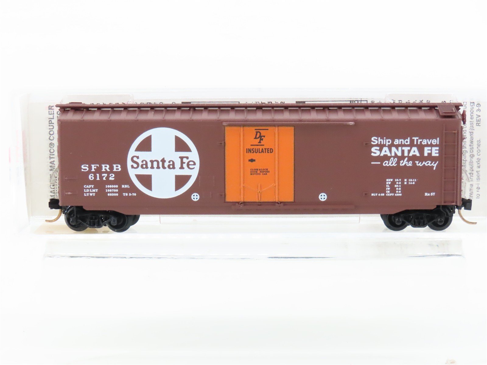 N Micro-Trains MTL 32050/3 ATSF Santa Fe 