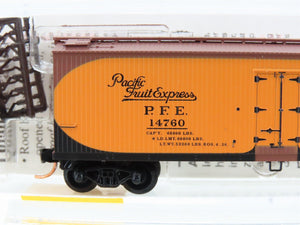 N Micro-Trains MTL 49500 PFE Pacific Fruit Express 40' Standard Boxcar #14760