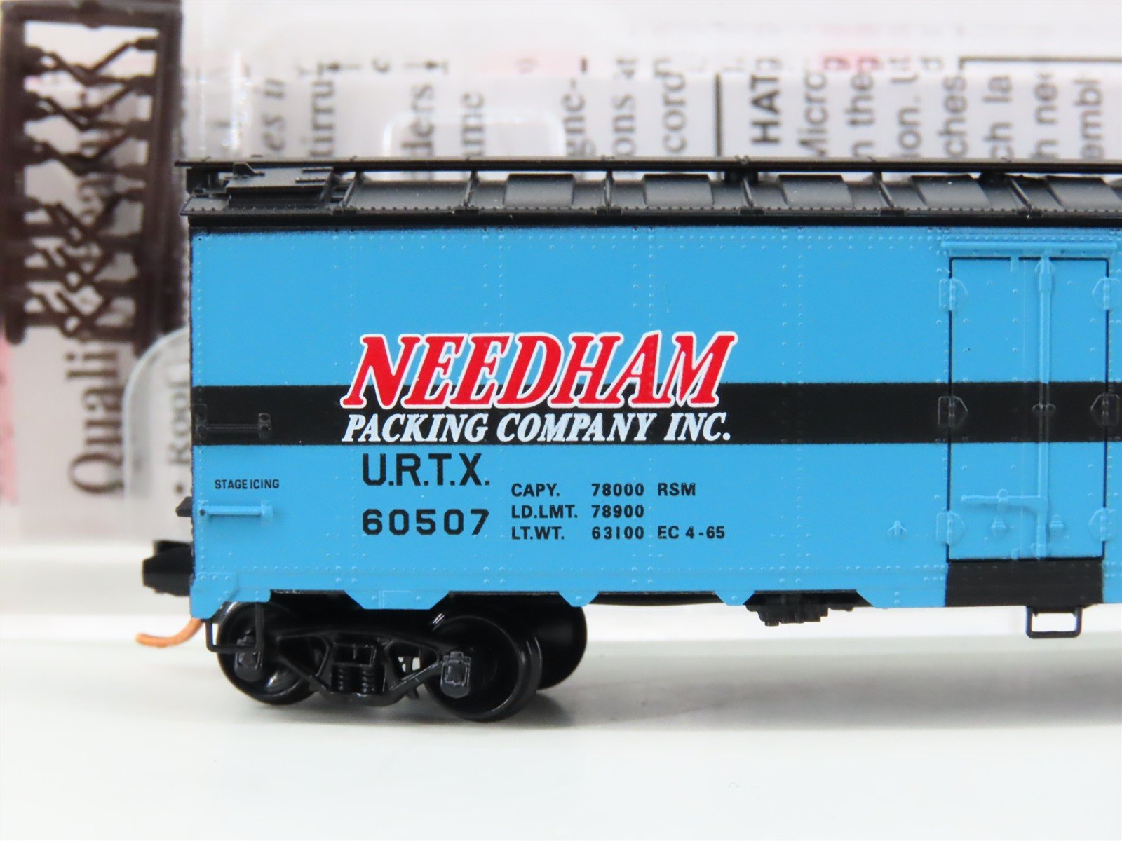 N Micro-Trains MTL 05900140 URTX Needham Packing 40' Steel Ice Reefer #60507