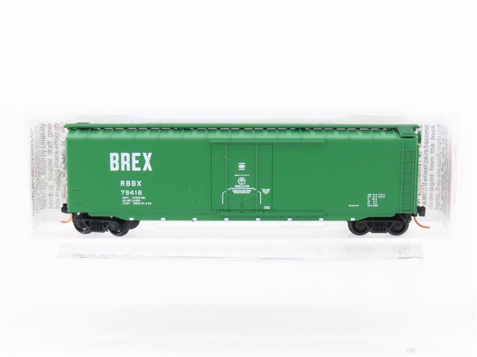 N Micro-Trains MTL 32090 RBBX Burlington Reefer Express 50' Boxcar #79418