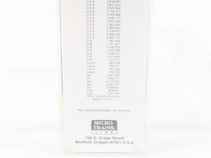 N Micro-Trains MTL 49370 CX Burlington Route /C&S 40' Woodside Reefer #50050