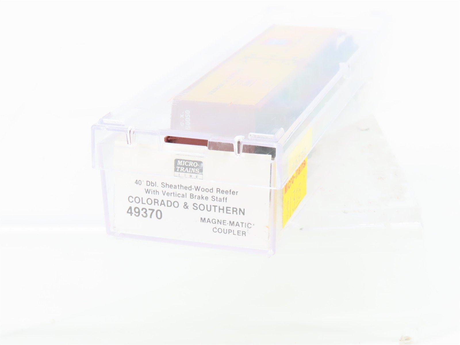 N Micro-Trains MTL 49370 CX Burlington Route /C&S 40' Woodside Reefer #50050