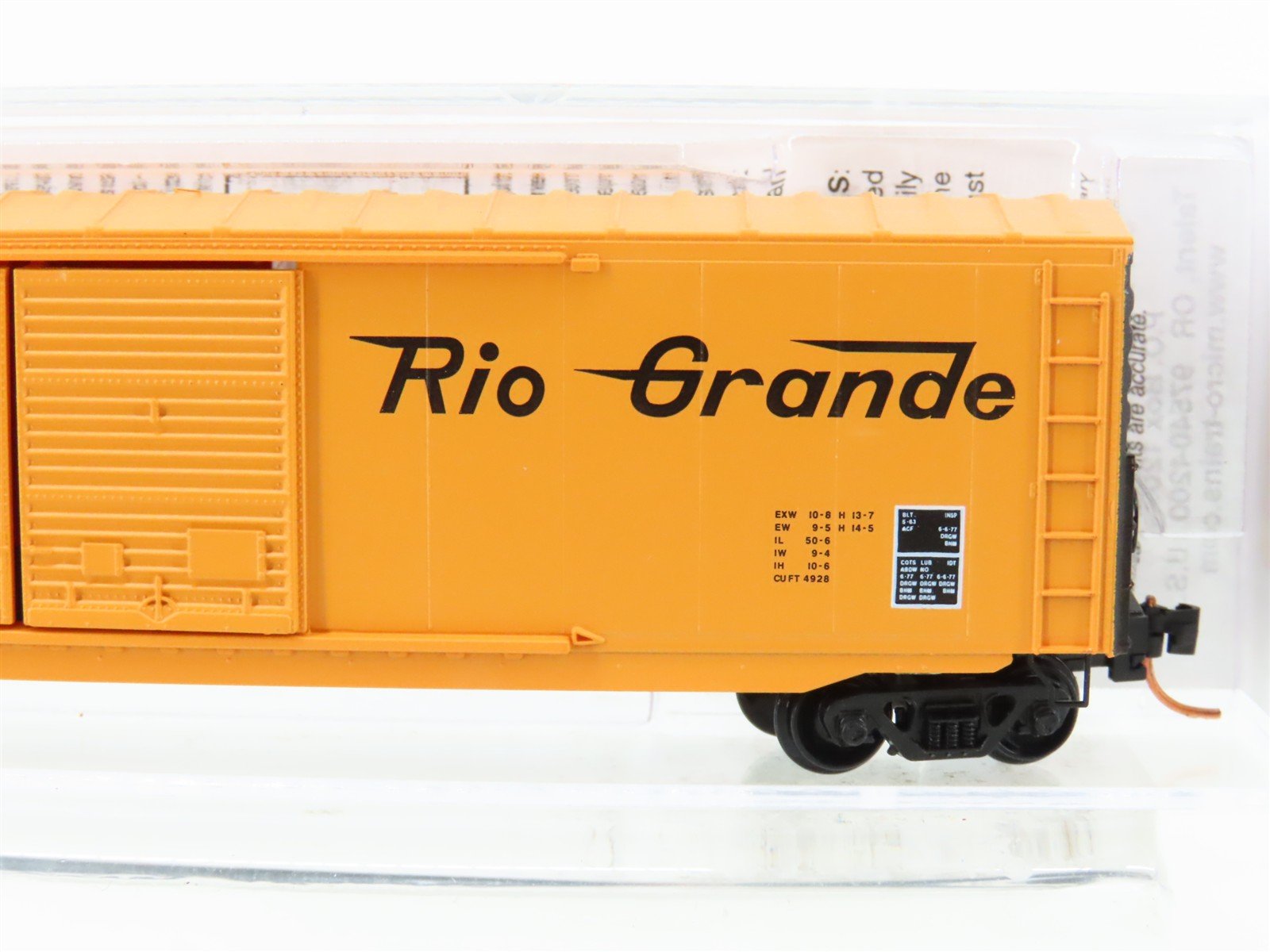 N Scale Micro-Trains MTL 03700070 DRGW Rio Grande 50' Standard Boxcar #63770