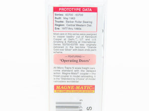 N Scale Micro-Trains MTL 03700070 DRGW Rio Grande 50' Standard Boxcar #63770