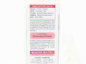 N Micro-Trains MTL 03800161 BN Burlington Northern 50' Standard Boxcar #745452