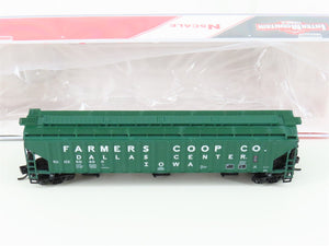 N Intermountain 65378-25 NAHX Famers Coop Dallas Center 3-Bay Hopper Car #56469
