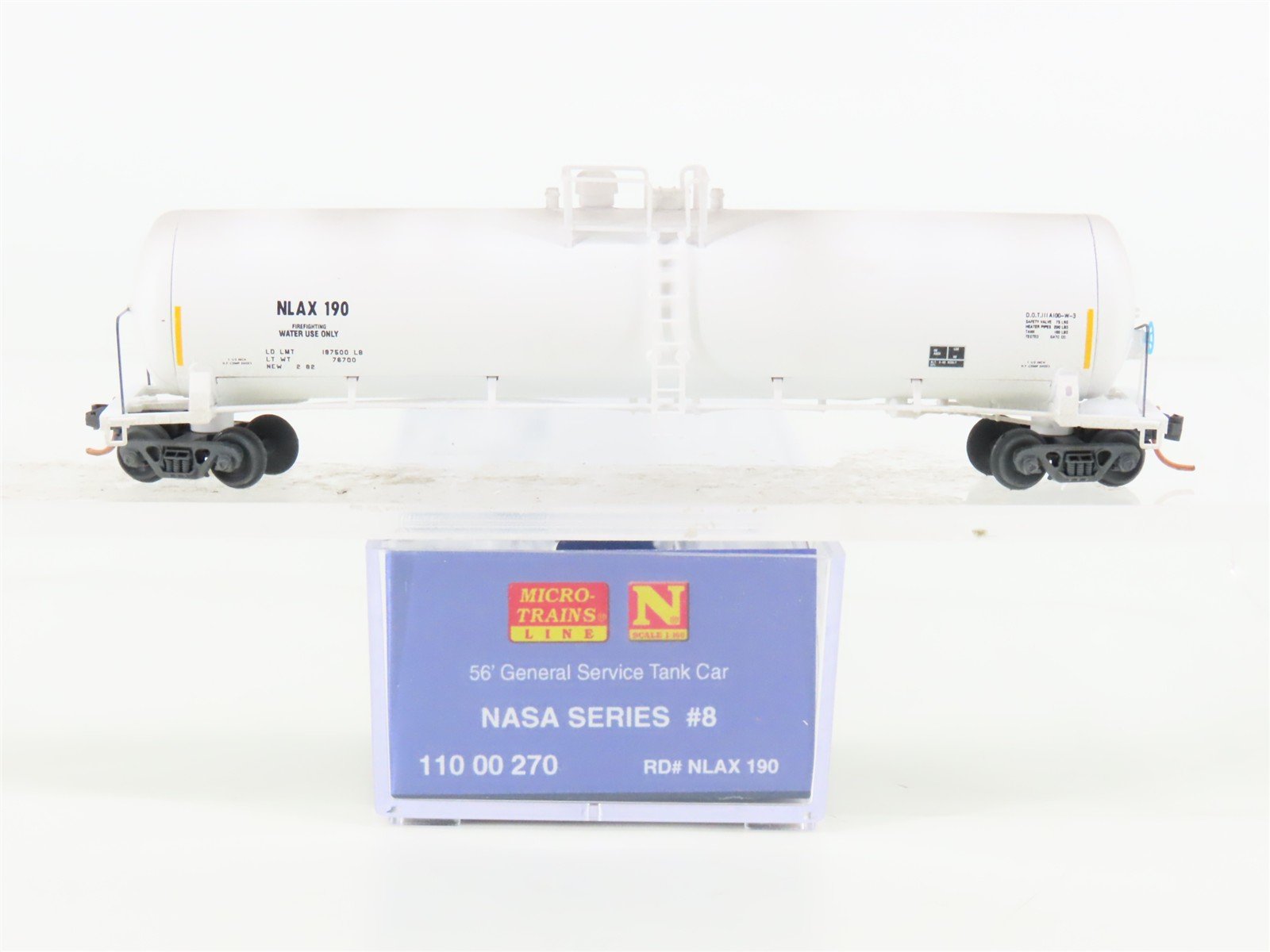 N Micro-Trains MTL 11000270 NLAX Nasa Series #8 56' General Service Tankcar #19