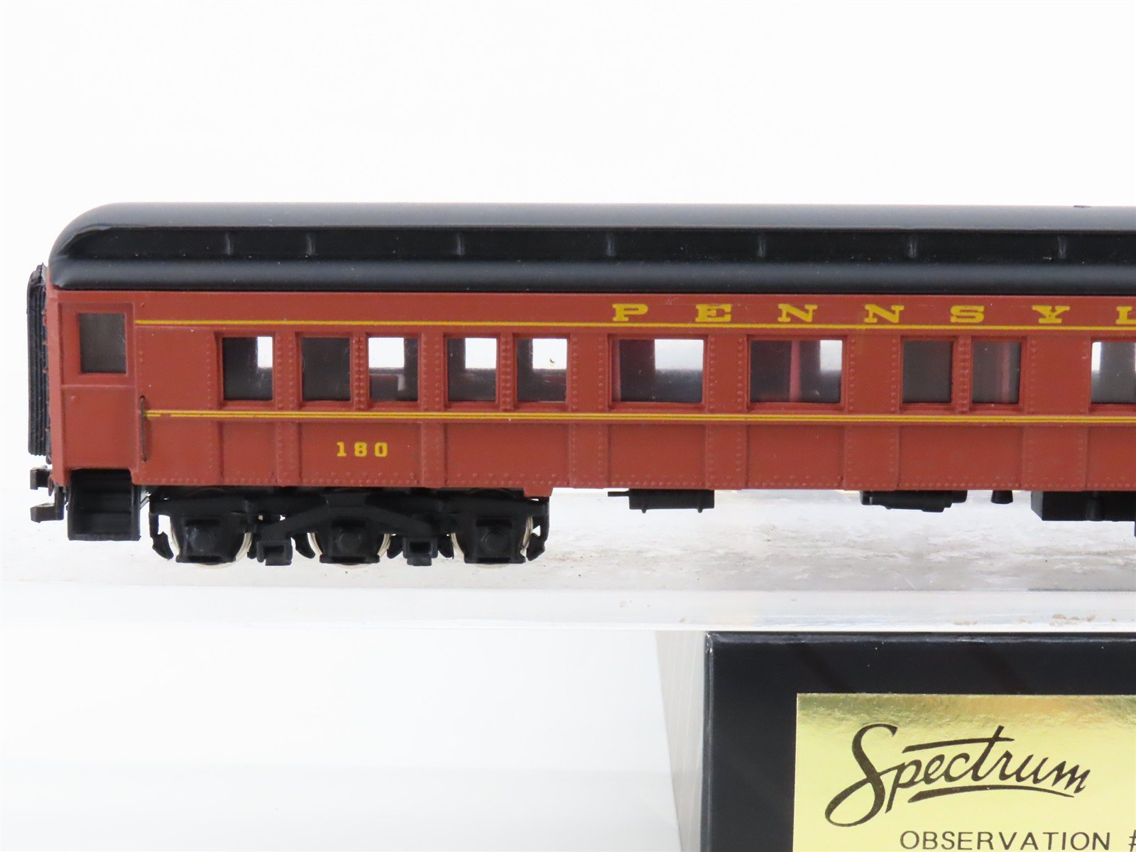 HO Scale Bachmann 89006 PRR Pennsylvania Observation Passenger #180 w/ Lights