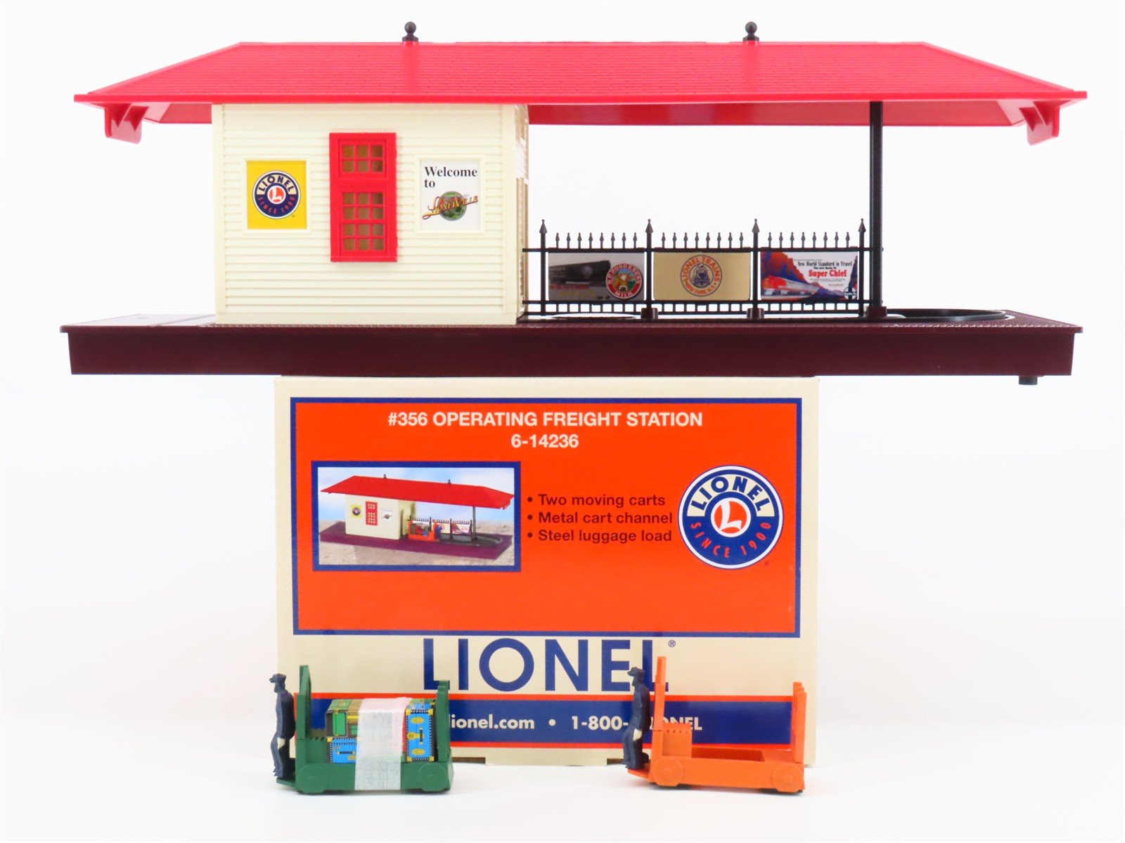 O Scale Lionel 6-14236 #356 Operating Freight Station Building