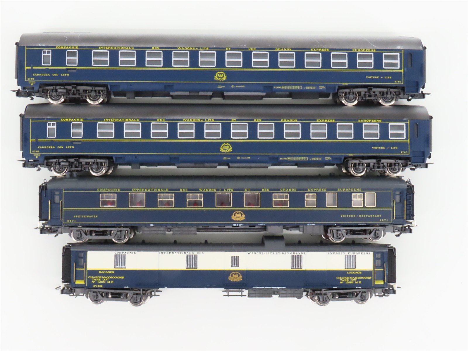 HO Scale Rivarossi 149 Simplon Orient Express Steam Passenger Set