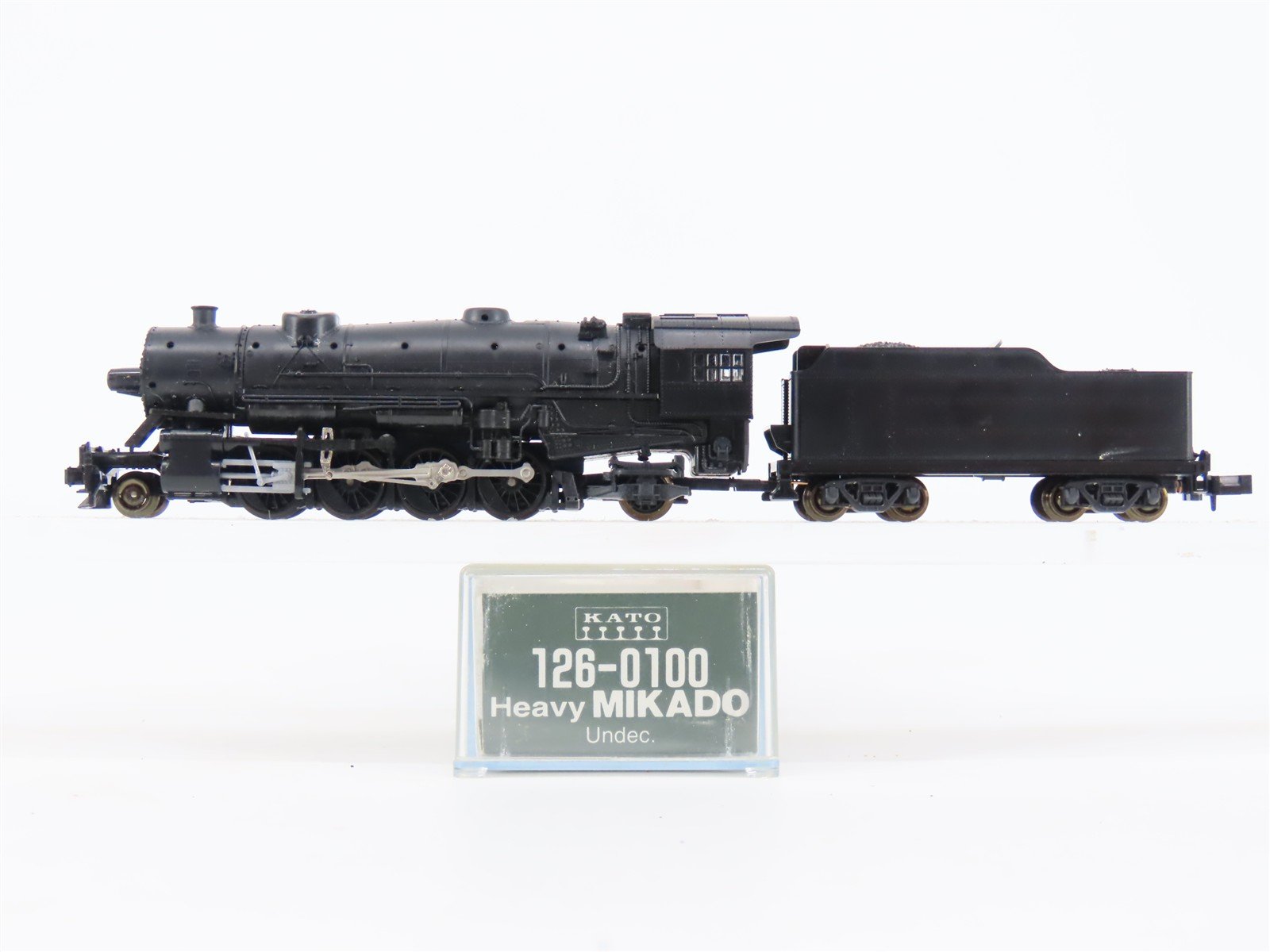 N Scale KATO 126-0100 Unlettered 2-8-2 Heavy Mikado Steam Locomotive
