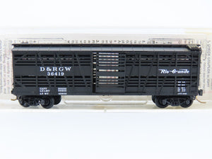 N Scale Micro-Trains MTL 35090 DRGW Rio Grande 40' Despatch Stock Car #36419