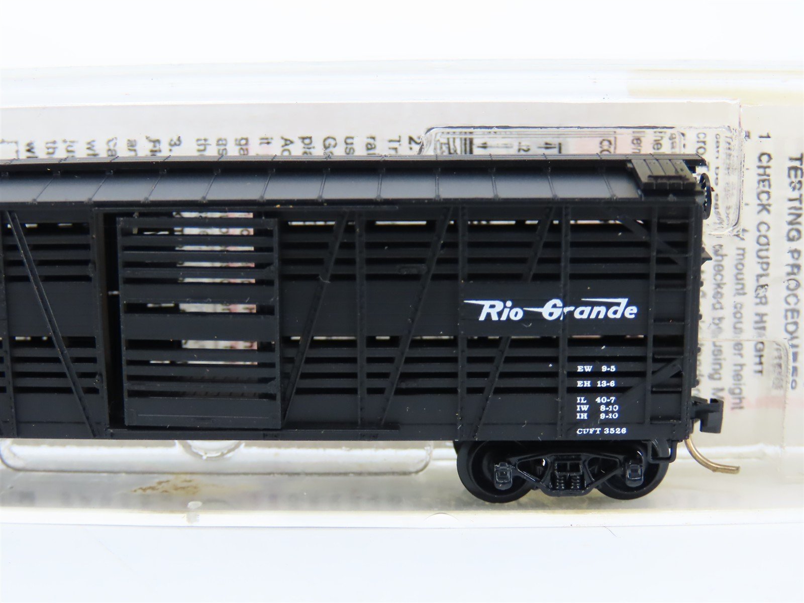 N Scale Micro-Trains MTL 35090 DRGW Rio Grande 40' Despatch Stock Car #36419