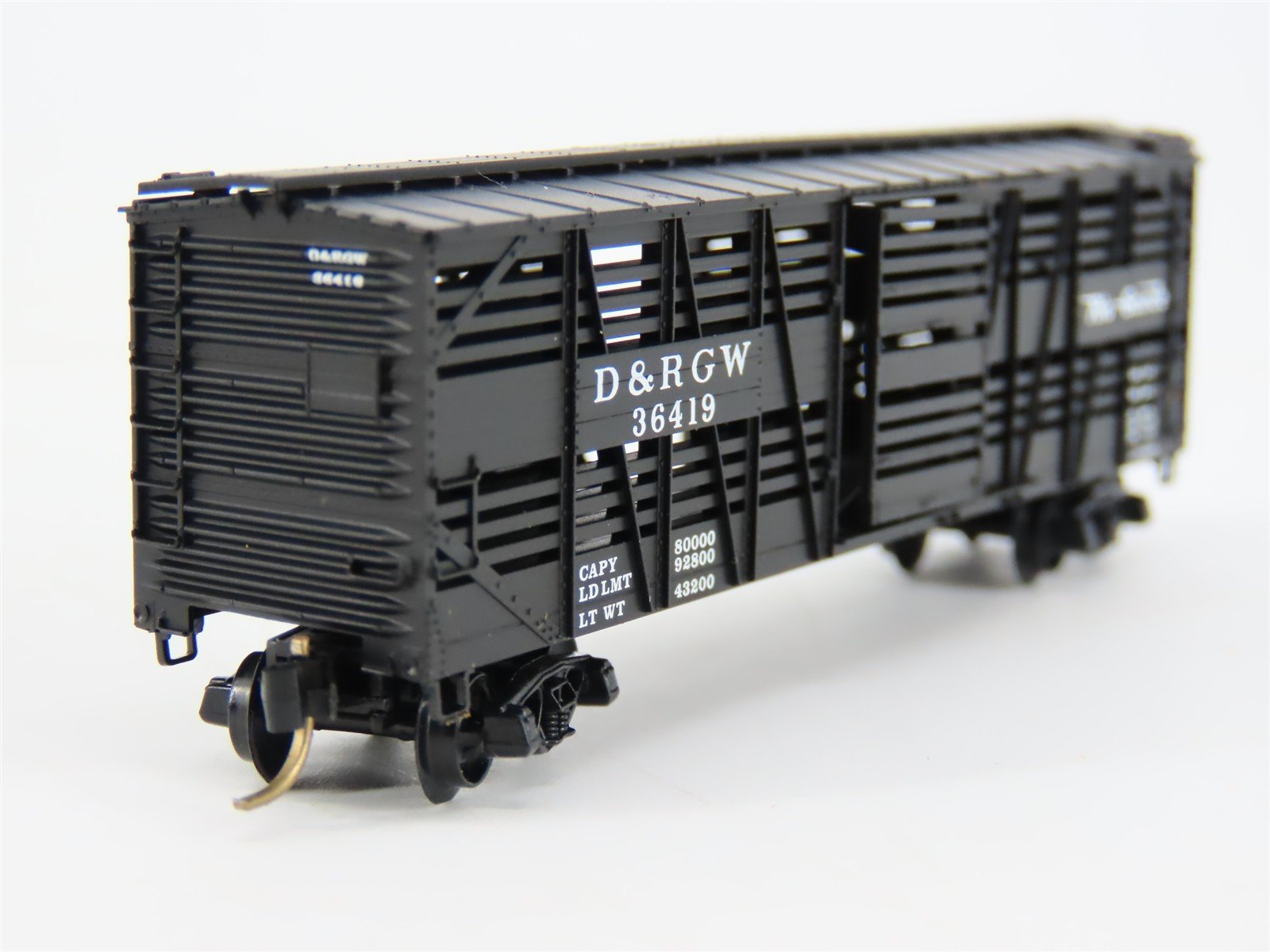 N Scale Micro-Trains MTL 35090 DRGW Rio Grande 40' Despatch Stock Car #36419