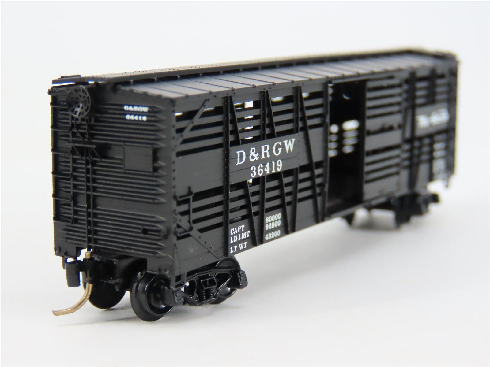 N Scale Micro-Trains MTL 35090 DRGW Rio Grande 40' Despatch Stock Car #36419