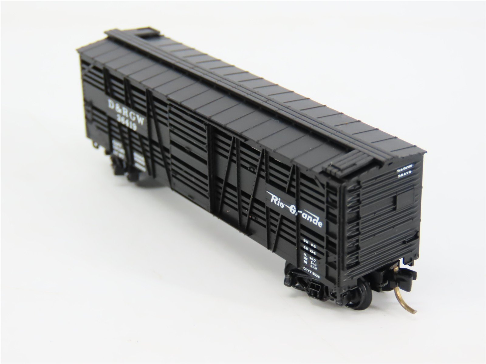 N Scale Micro-Trains MTL 35090 DRGW Rio Grande 40' Despatch Stock Car #36419