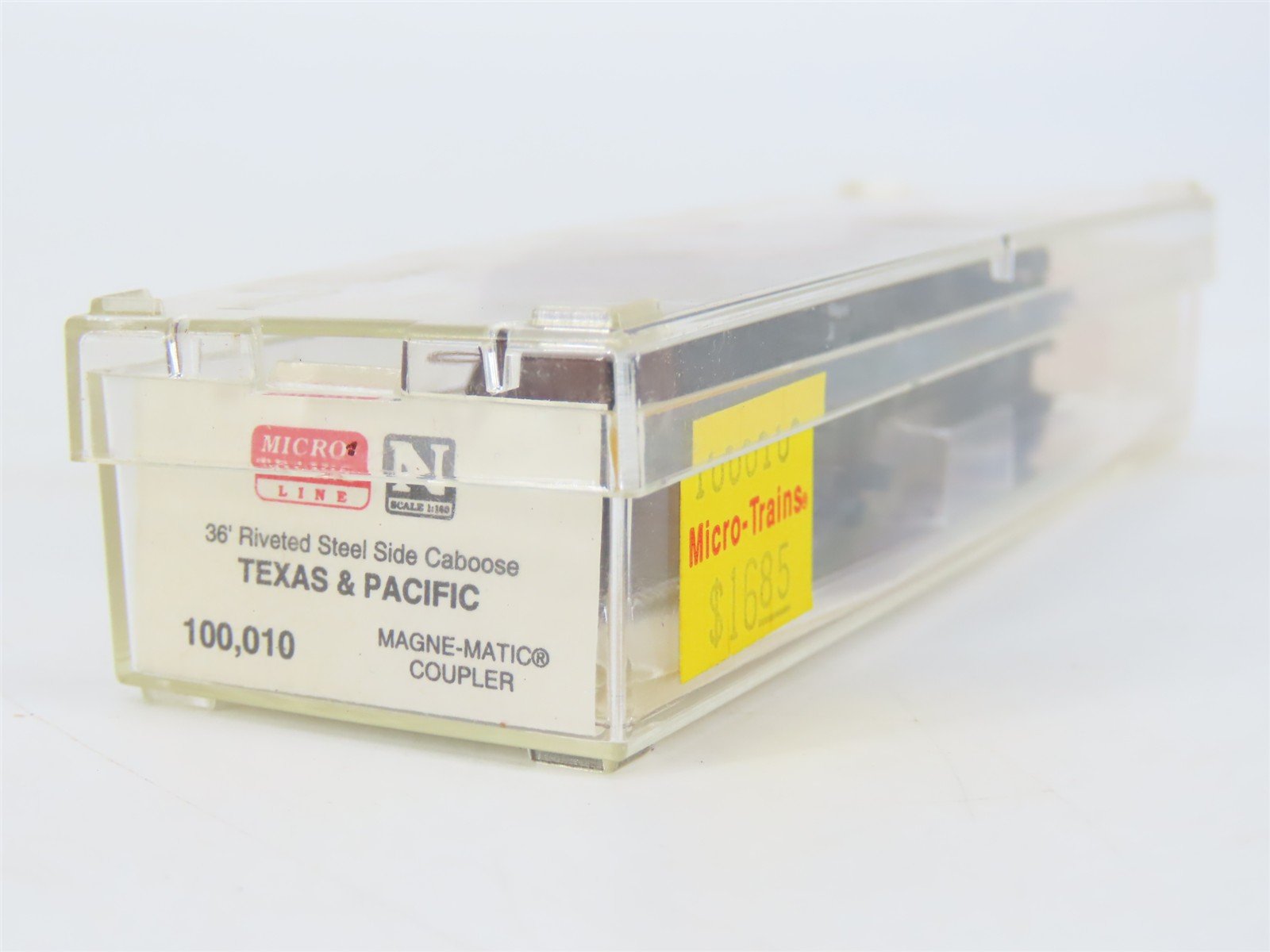 N Scale Micro-Trains MTL 100010 T&P Texas & Pacific 36' Steel Caboose #2525