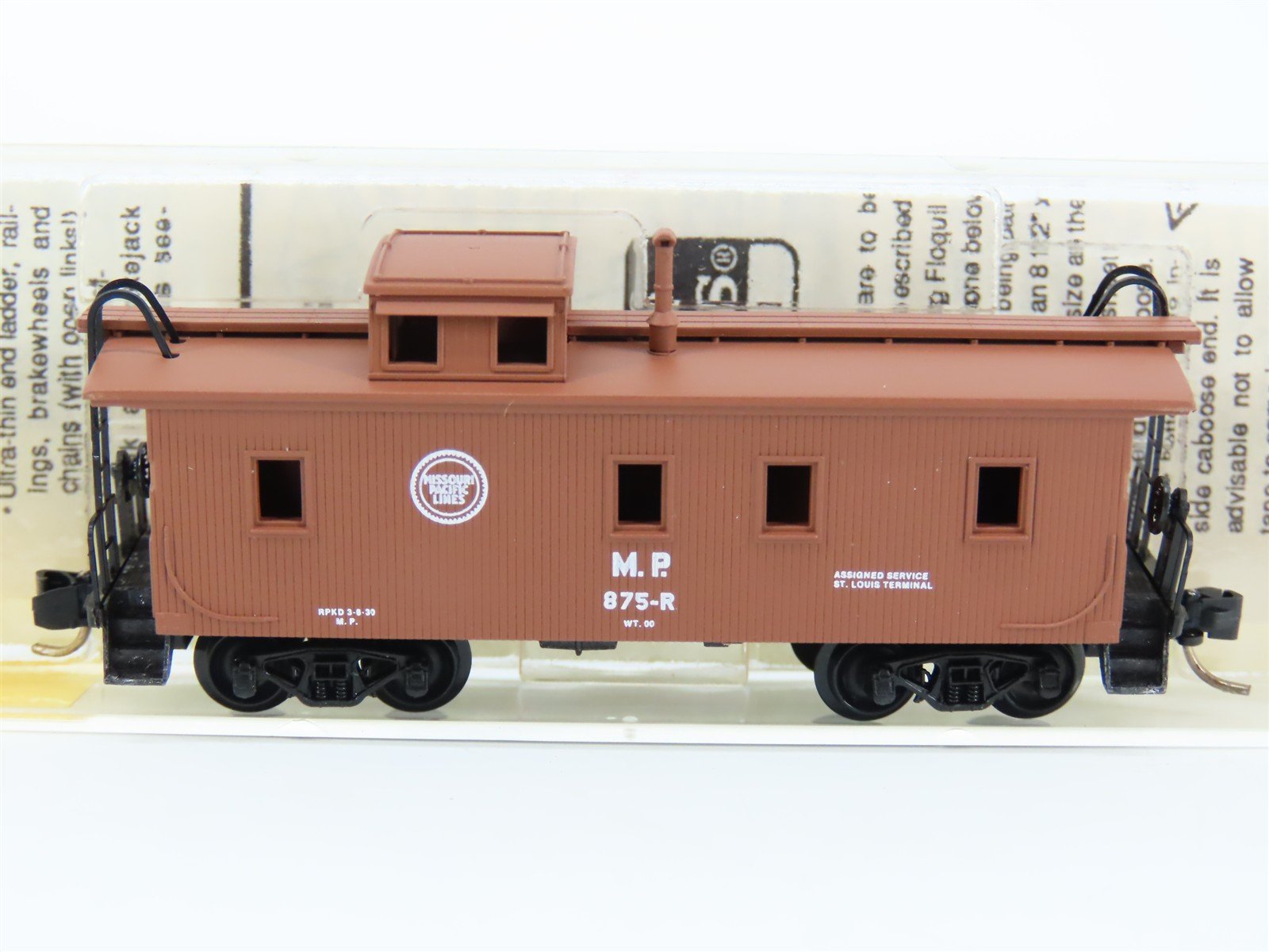N Scale Micro-Trains MTL 50160 MP Missouri Pacific 36' Steel Caboose #2525