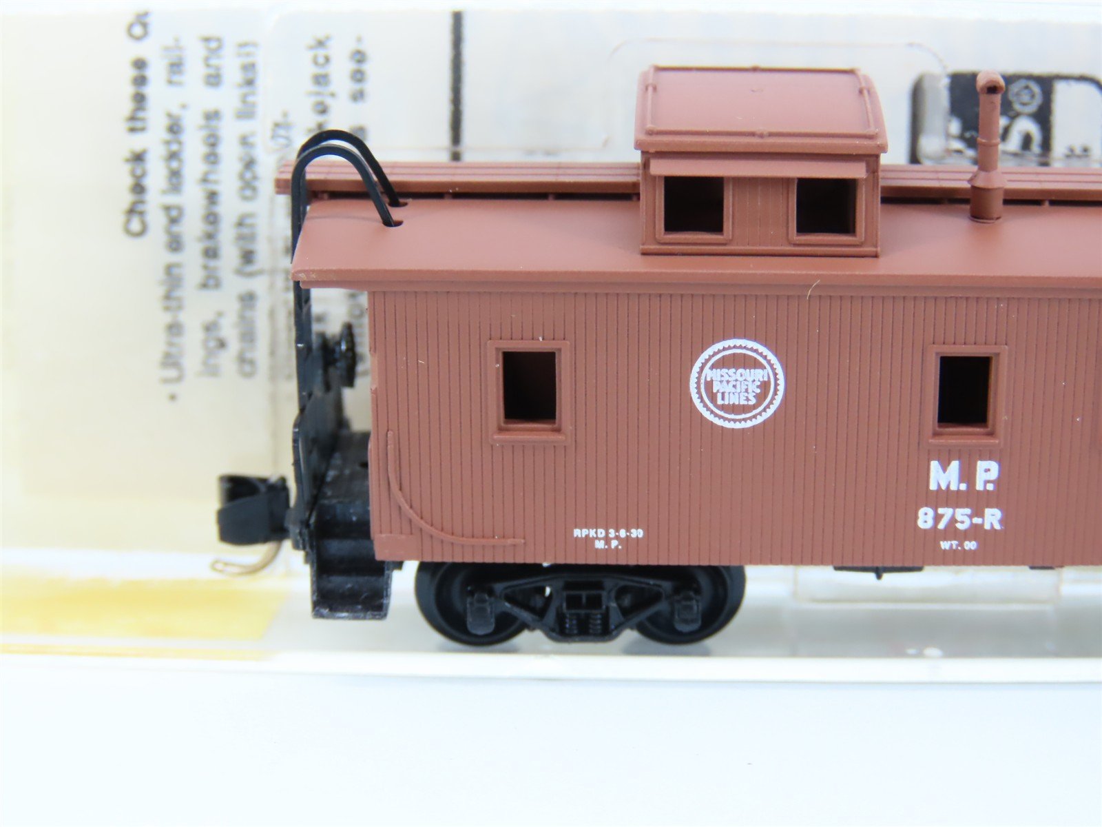N Scale Micro-Trains MTL 50160 MP Missouri Pacific 36' Steel Caboose #2525