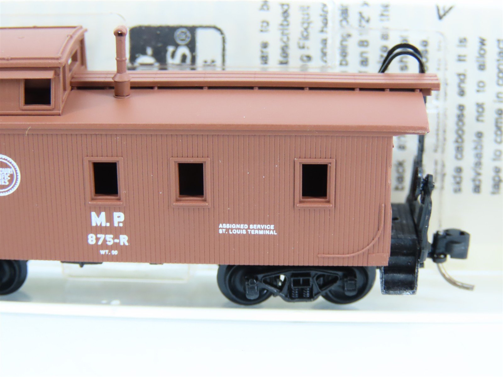N Scale Micro-Trains MTL 50160 MP Missouri Pacific 36' Steel Caboose #2525