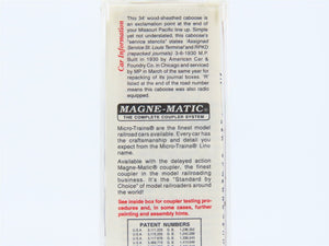 N Scale Micro-Trains MTL 50160 MP Missouri Pacific 36' Steel Caboose #2525