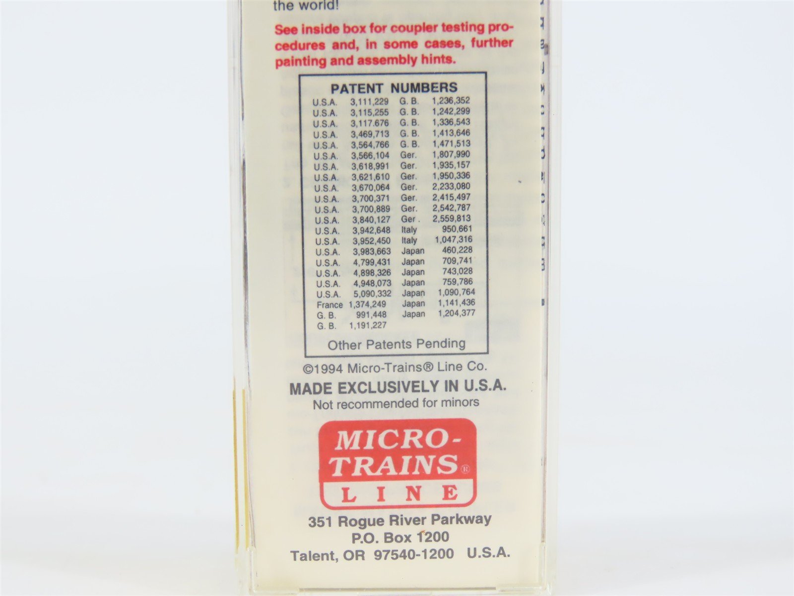 N Scale Micro-Trains MTL 50160 MP Missouri Pacific 36' Steel Caboose #2525