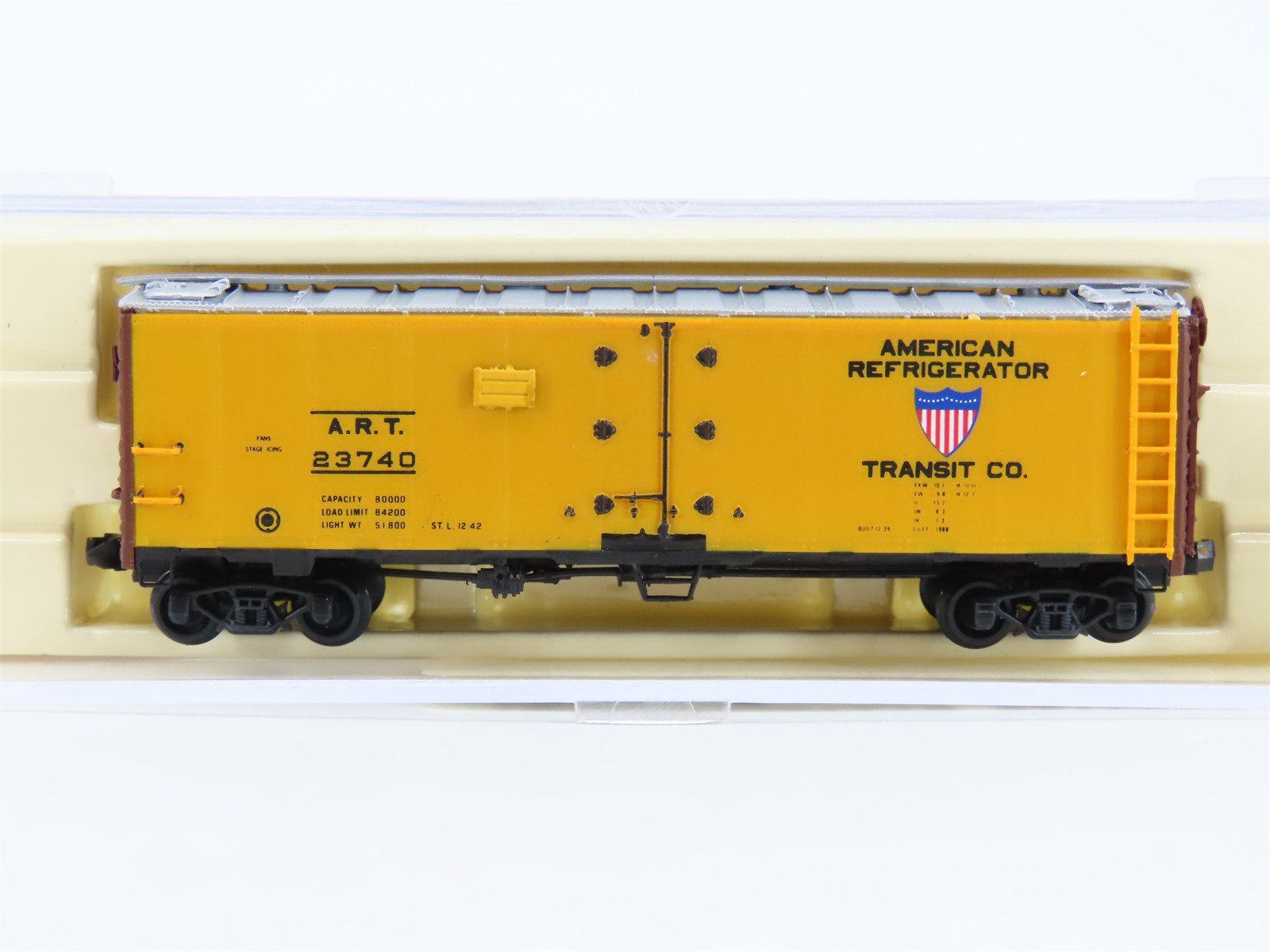 N Scale Intermountain 23740 ART American Reefer Co. Steel Side Ice Reefer #23740