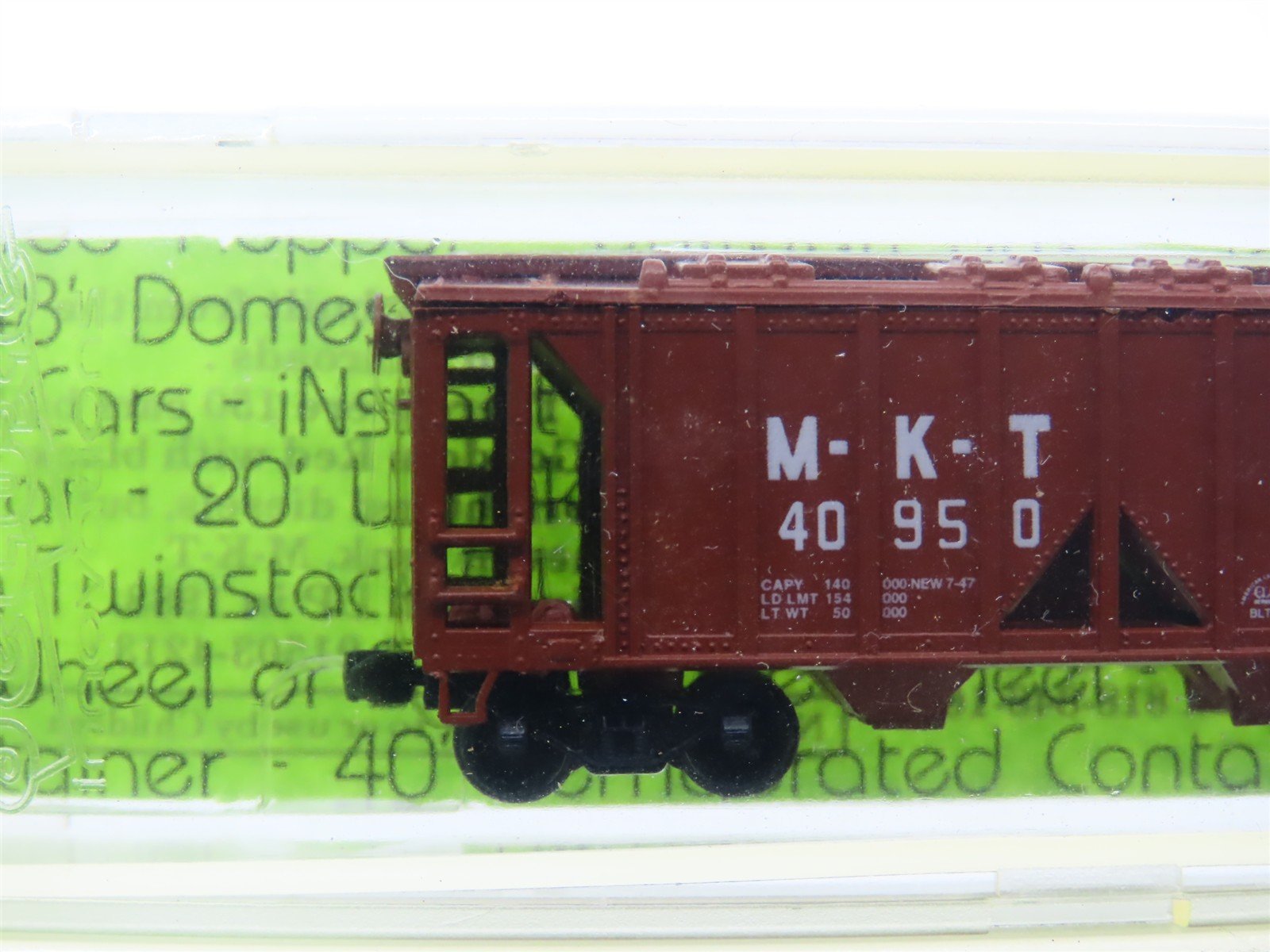 N Deluxe 7150 MKT Missouri Kansas Texas 2-Bay Covered Hopper Car 3-Pack SEALED