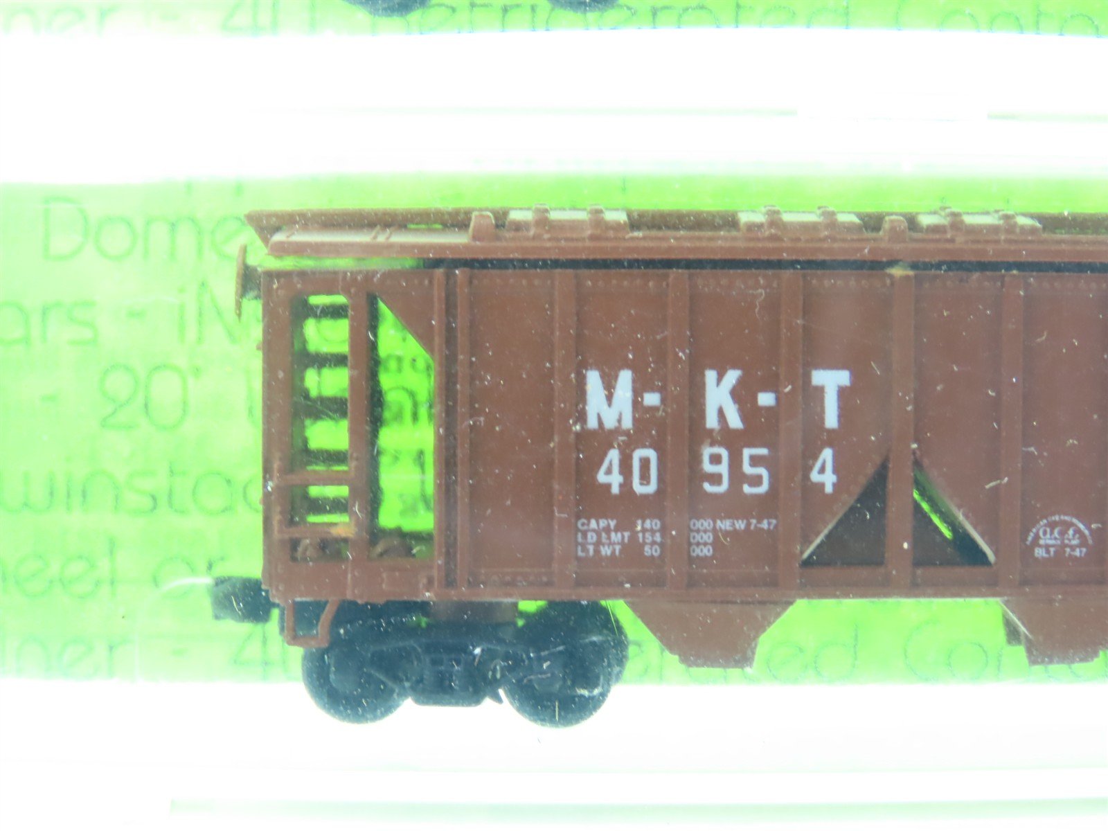 N Deluxe 7150 MKT Missouri Kansas Texas 2-Bay Covered Hopper Car 3-Pack SEALED