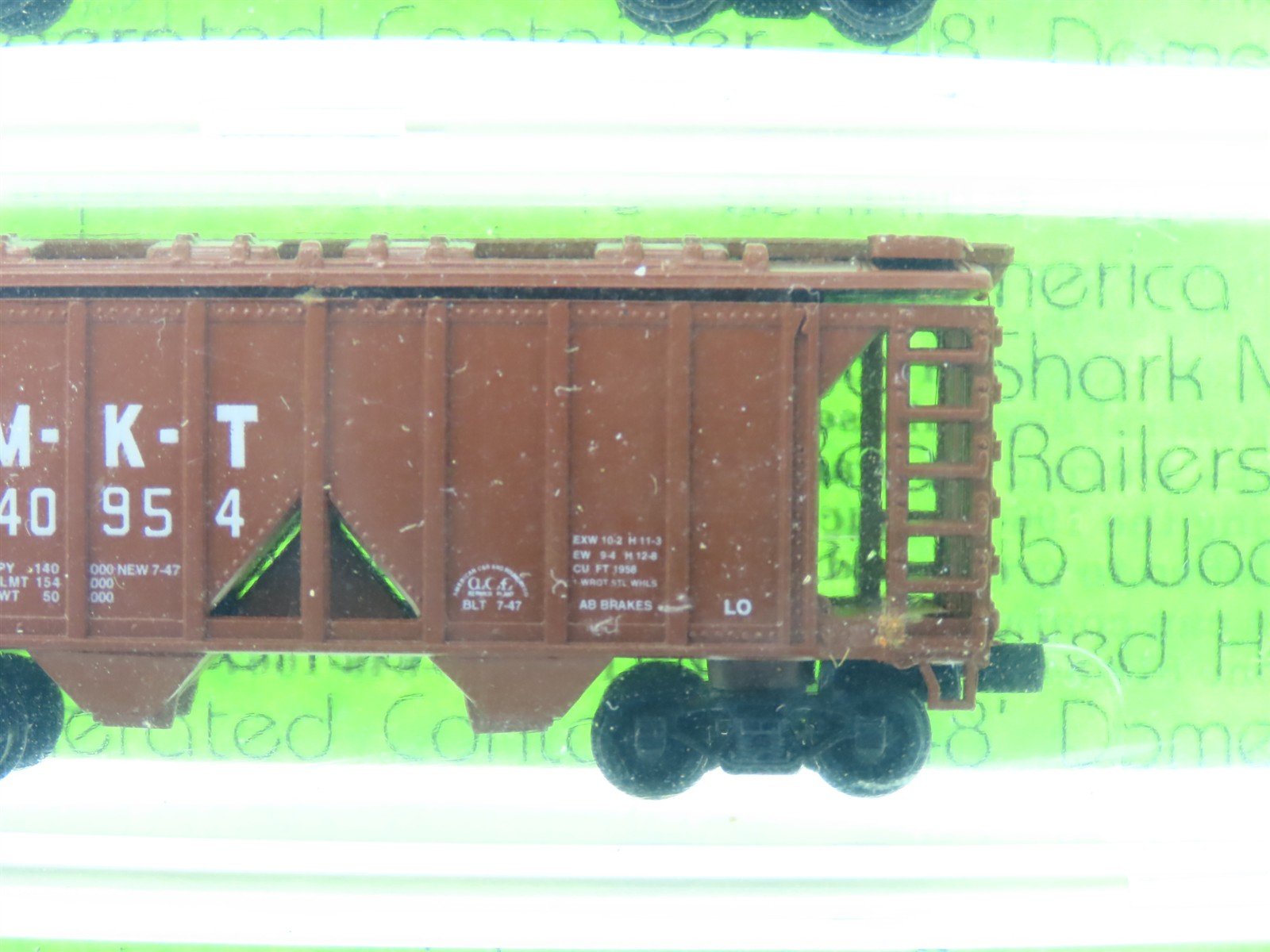 N Deluxe 7150 MKT Missouri Kansas Texas 2-Bay Covered Hopper Car 3-Pack SEALED