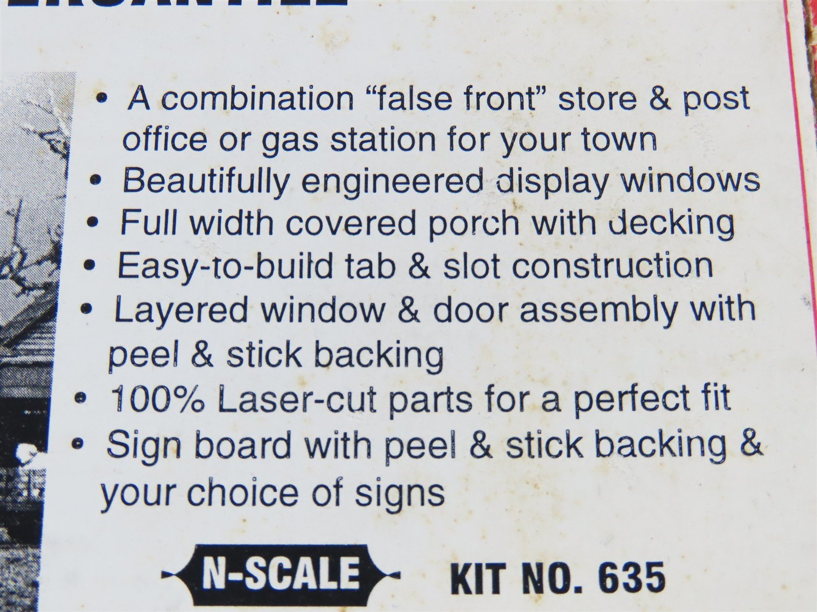 N 1/160 Scale American Model Builders 635 Ellington Mercantile Building Kit