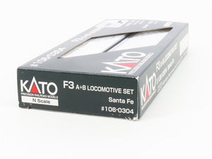 N Scale KATO 106-0304 ATSF Santa Fe F3A Diesel Locomotive A-UNIT ONLY