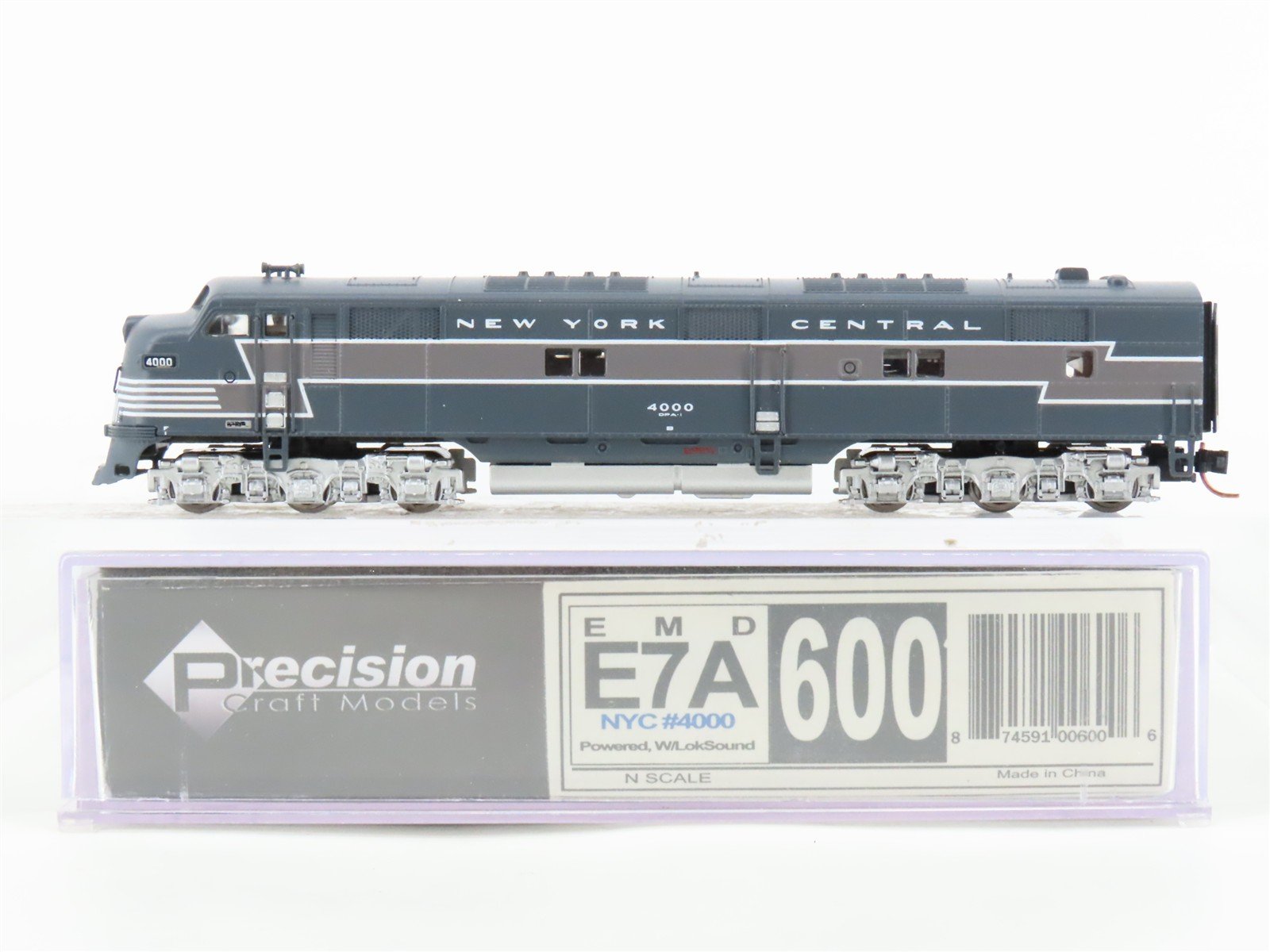 N Scale Precision Craft 600 NYC Railway E7A Diesel #4000 w/ DCC & Sound