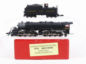 N Scale Proto 2000 7578 N&W Norfolk & Western 2-8-8-2 Steam Locomotive #2050