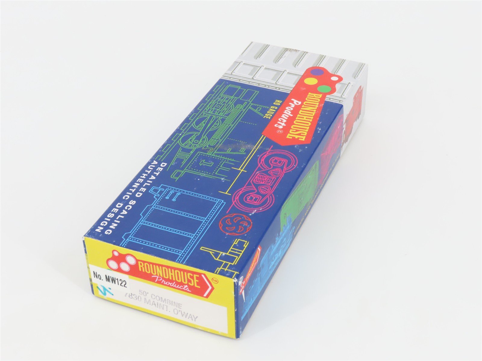 HO Roundhouse Kit 7830 MW Maintenance of Way Equipment Combine Passenger #122