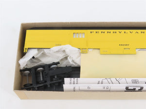 HO Athearn Kit 1146 PRR MofW Work Train Yellow Baggage/Tool Passenger #492457
