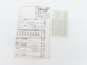 HO Walthers Kit 933-5525 Undecorated PRR MP54 Coach EMU Rail Car - Unpowered