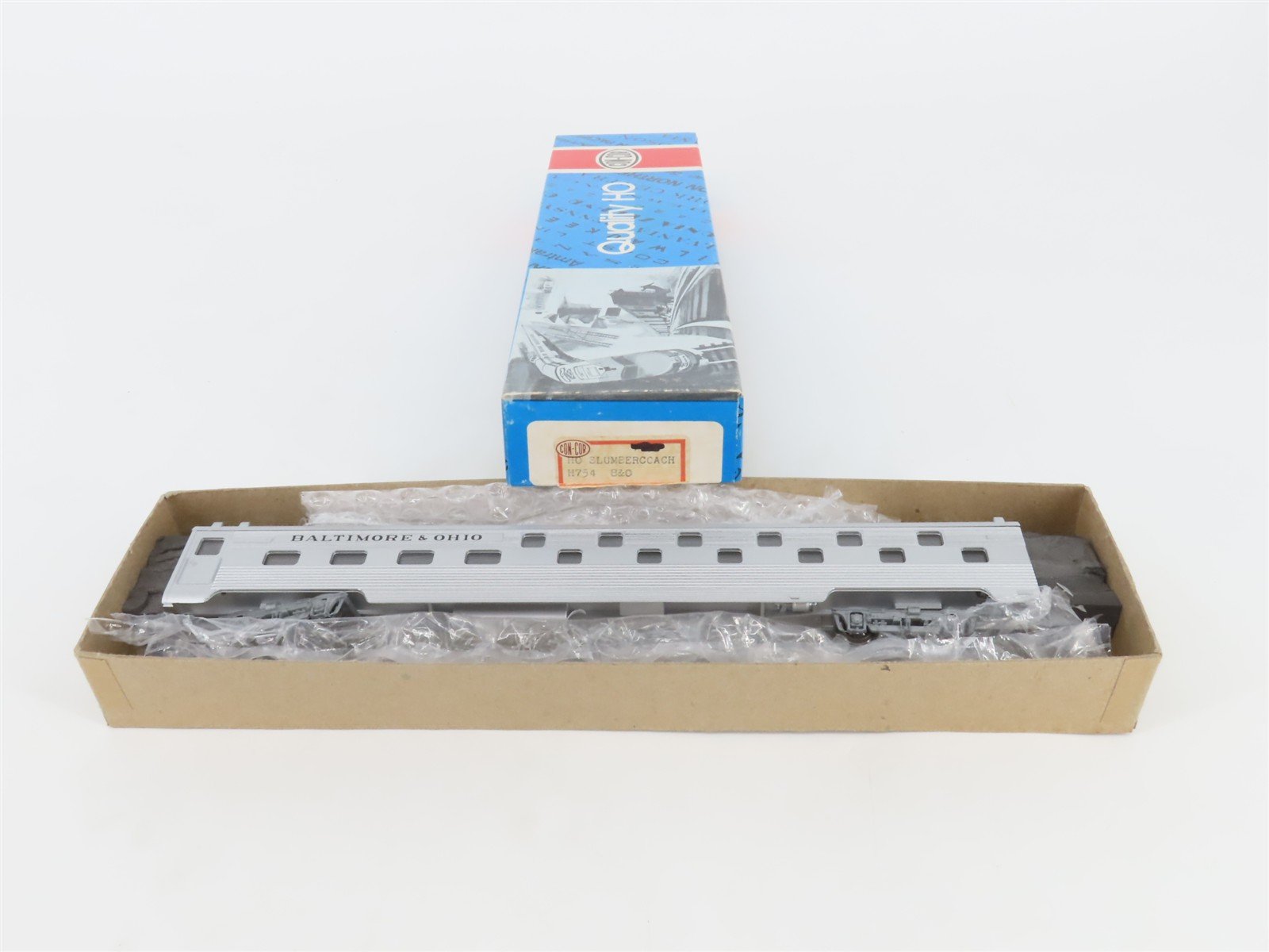 HO Scale Con-Cor H754 B&O Baltimore & Ohio Slumbercoach Passenger Car No#