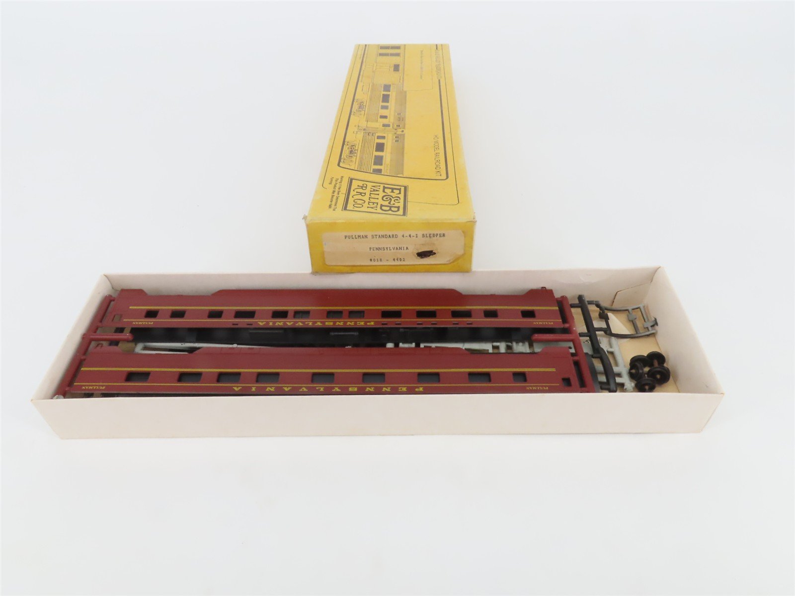 HO Scale E&B Valley Kit 018-4402 PRR Pennsylvania PS 4-4-2 Sleeper Passenger No#