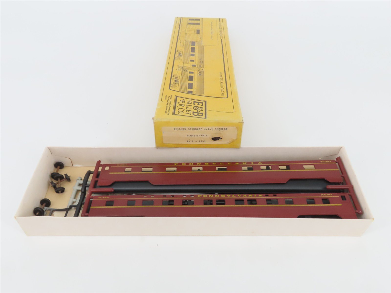 HO Scale E&B Valley Kit 018-4402 PRR Pennsylvania PS 4-4-2 Sleeper Passenger No#