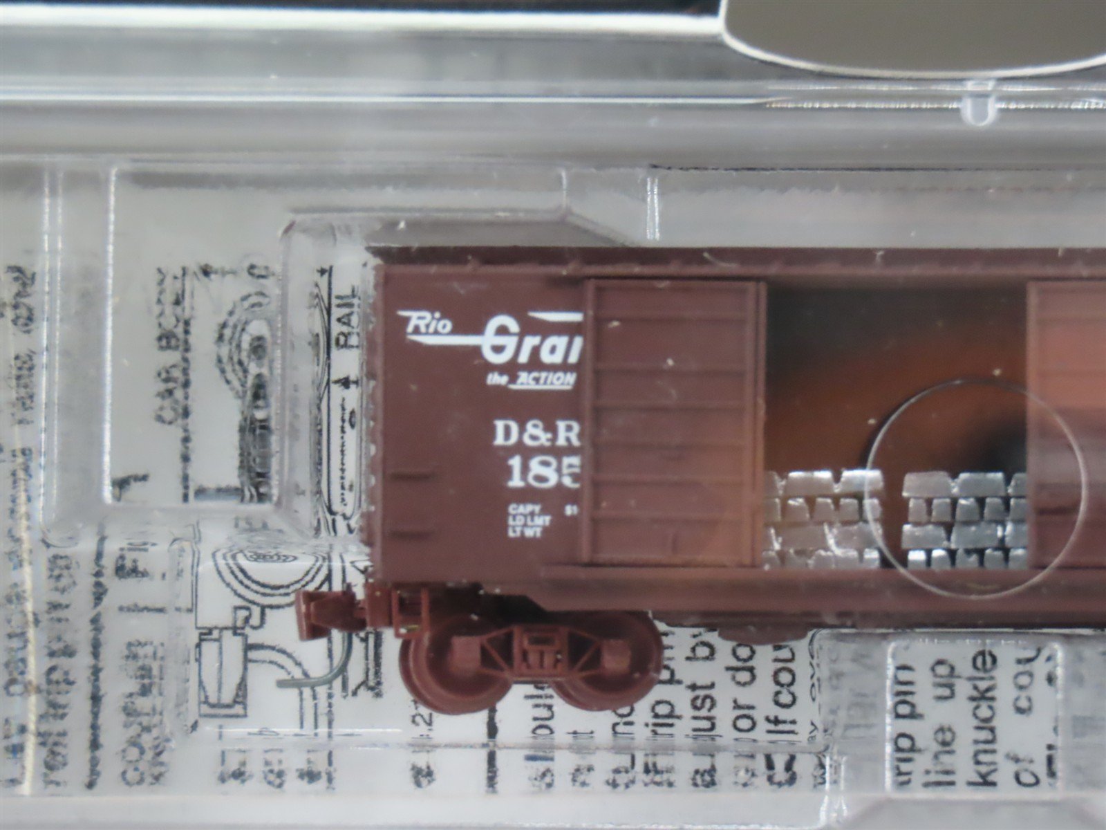 Z Micro-Trains MTL NSC Z06-01 D&RGW Rio Grande Colorado Silver Mines Boxcar 1856