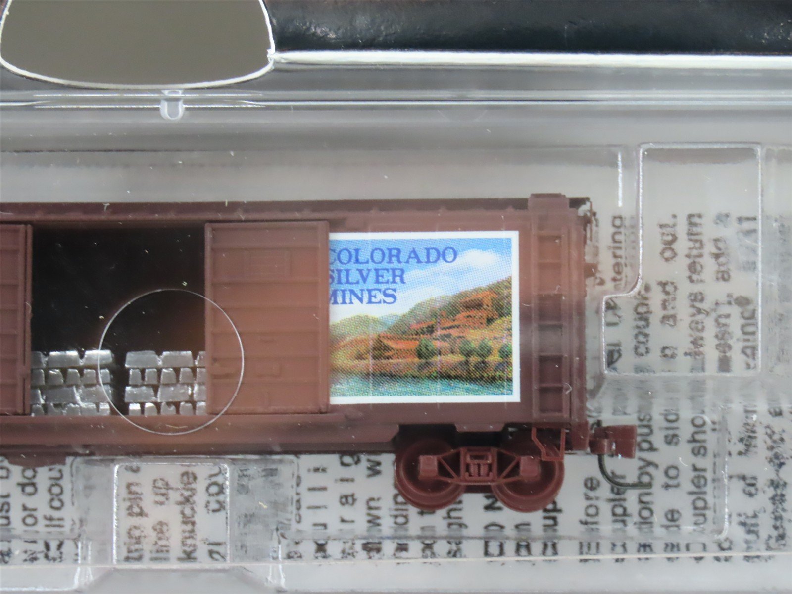 Z Micro-Trains MTL NSC Z06-01 D&RGW Rio Grande Colorado Silver Mines Boxcar 1856