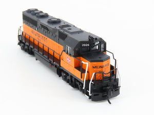 N Scale Atlas 48538 MILW Milwaukee Road GP40 Diesel Locomotive #2026