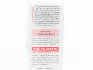 N Scale Micro-Trains MTL 46380 LV Lehigh Valley 50' Gondola Car #37048