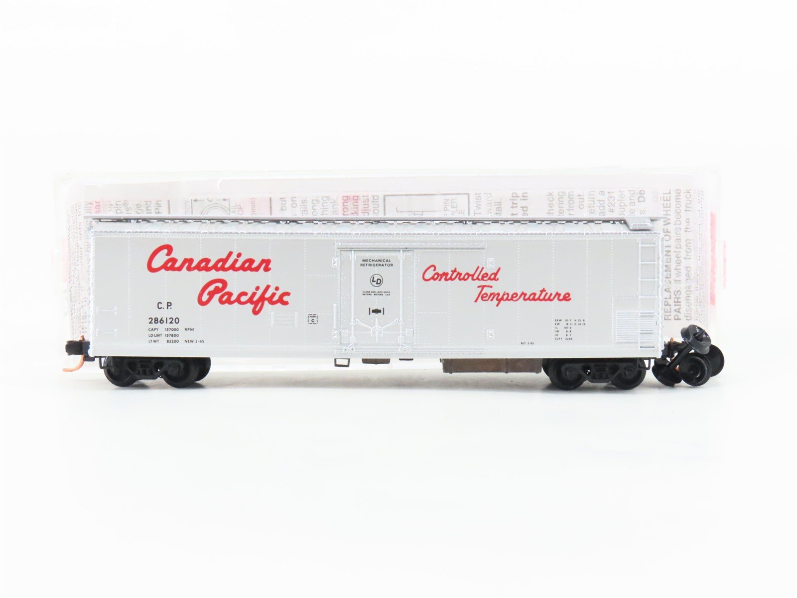 N Scale Micro-Trains MTL 06900030 CP Canadian Pacific 51' Mech Reefer #286120