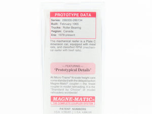 N Scale Micro-Trains MTL 06900030 CP Canadian Pacific 51' Mech Reefer #286120