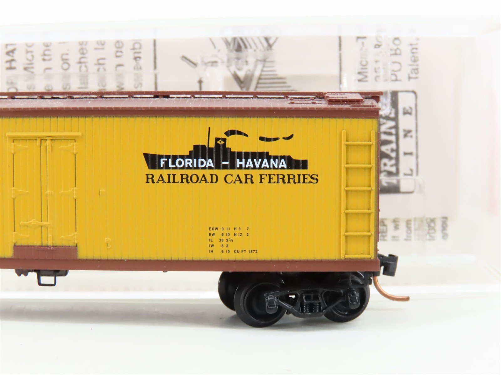 N Scale Micro-Trains MTL 49510 WIF West India Fruit 40' Woodside Reefer #724