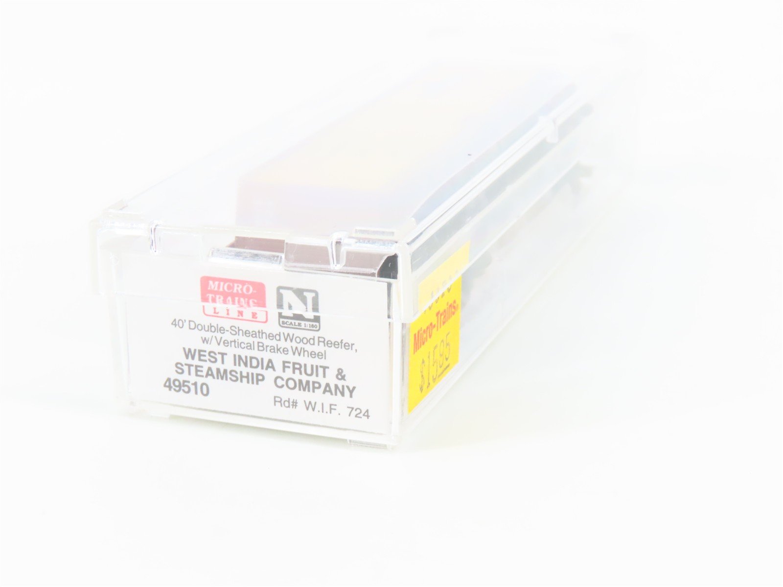 N Scale Micro-Trains MTL 49510 WIF West India Fruit 40' Woodside Reefer #724