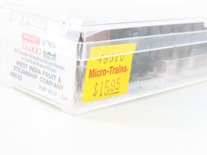 N Scale Micro-Trains MTL 49510 WIF West India Fruit 40' Woodside Reefer #724