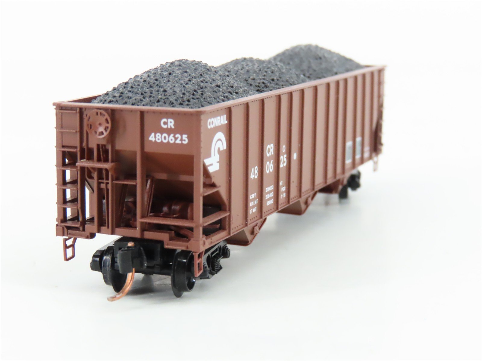 N Scale Micro-Trains MTL 108030 CR Conrail 100-Ton 3-Bay Hopper #480625 w/ Load